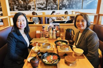 紅葉の仙台、季節のはらこめしの画像